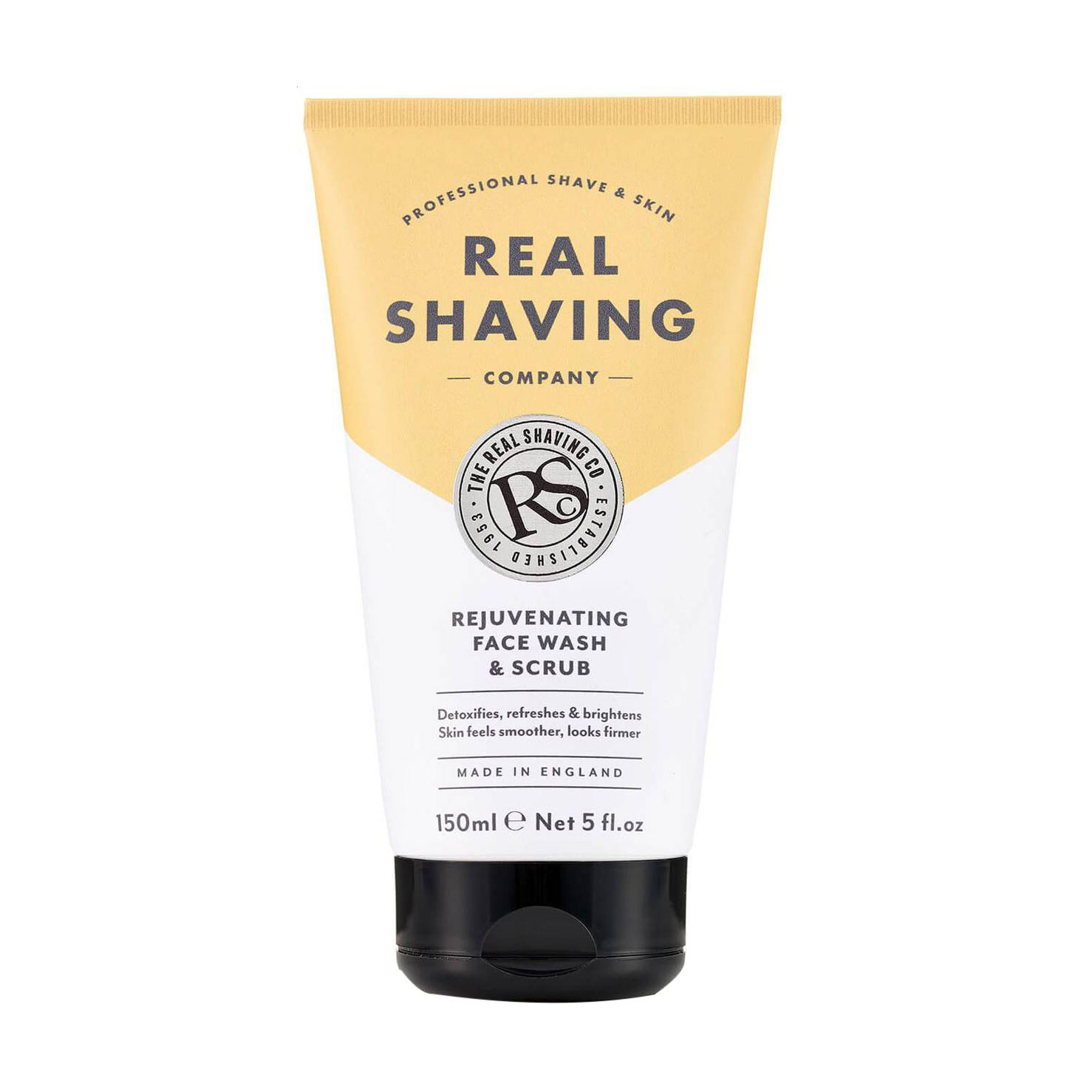 Чоловічий гель-скраб для вмивання The Real Shaving Co. Rejuvenating Face Wash &amp; Scrub, 150 мл